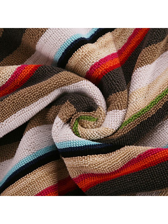 Morden Style 1 PC Full Cotton Thickening Blanket 59" by 79" Stripe Pattern