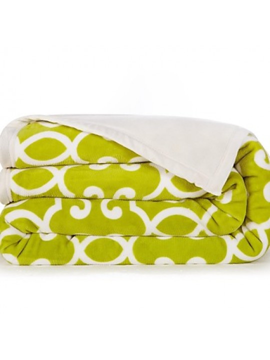 Super Soft Soild Flannel Multi-sized Plush Blanket