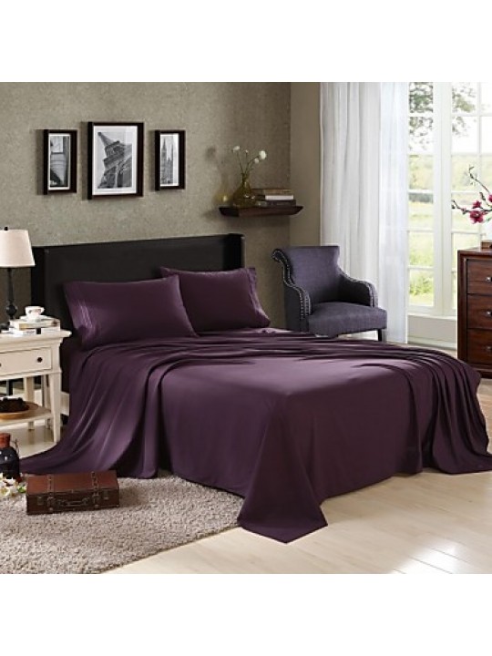 Solid Polyester 4 Piece