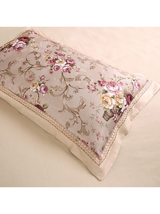 Floral Cotton 4 Piece Duvet Cover Sets