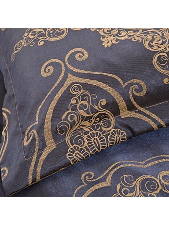 Duvet Cover Set The High End Luxury Satin Jacquard Silk Bedding And Court Wind Full