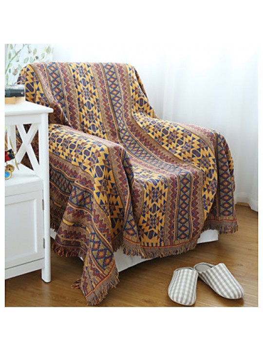 Cotton Bohemia Thickening Line Decorative Carpet Sofa Towel Blanket
