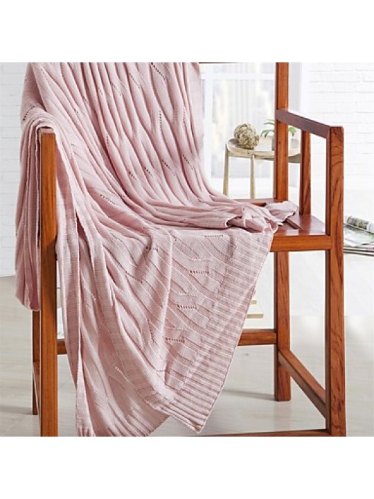 Solid Knitted Blanket Bamboo Fiber59"*79"