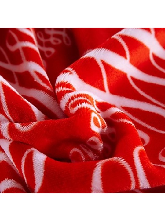 Super Soft Soild Flannel Multi-sized Plush Blanket