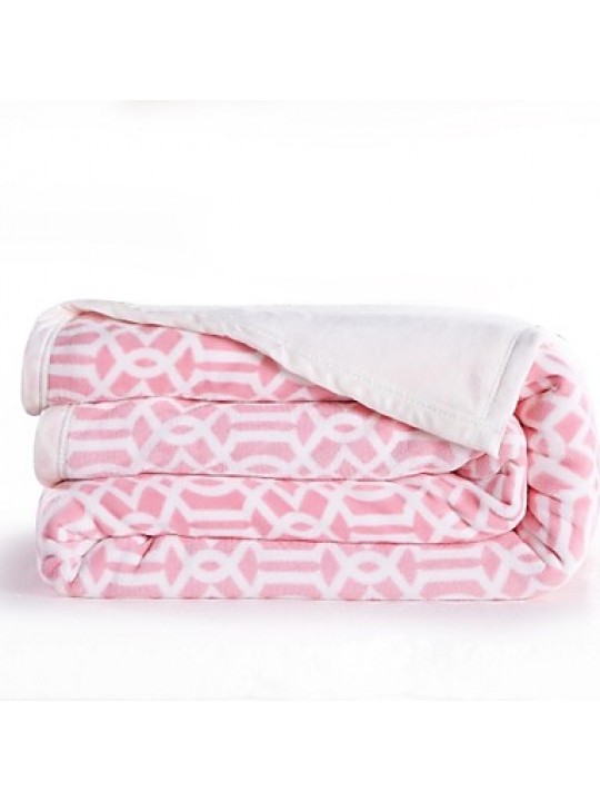 Super Soft Soild Flannel Multi-sized Plush Blanket