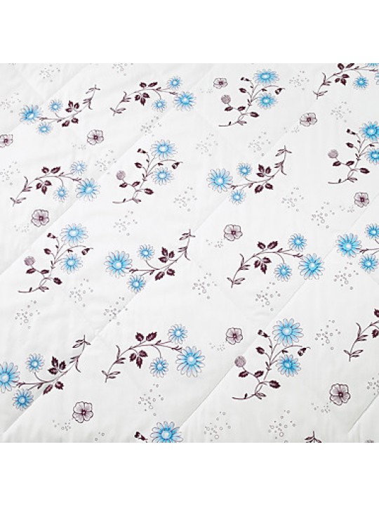 Floral / Botanical Printed 100% Mulberry Silk Quilt for Summer Air Conditioner Room W59"×L79"(W150 x L200cm)