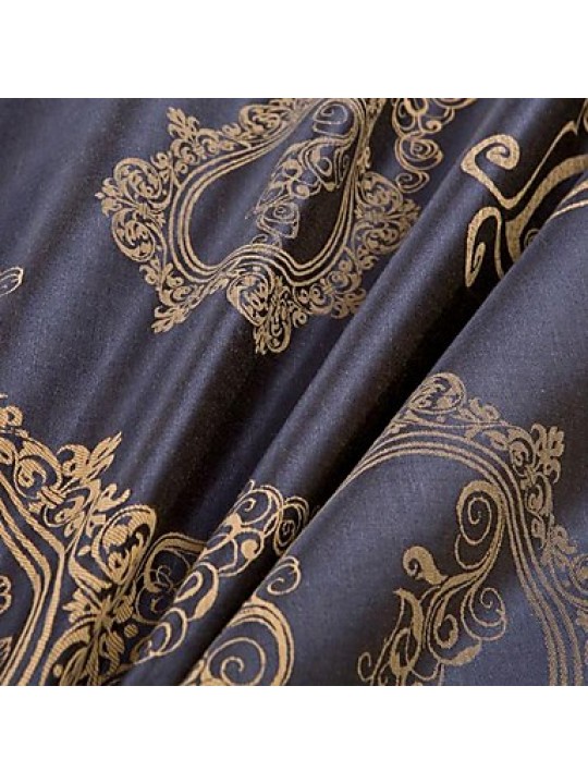 Duvet Cover Set The High End Luxury Satin Jacquard Silk Bedding And Court Wind Full