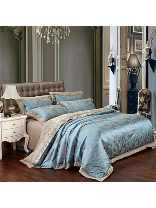 Floral Cotton 4 Piece Duvet Cover Sets