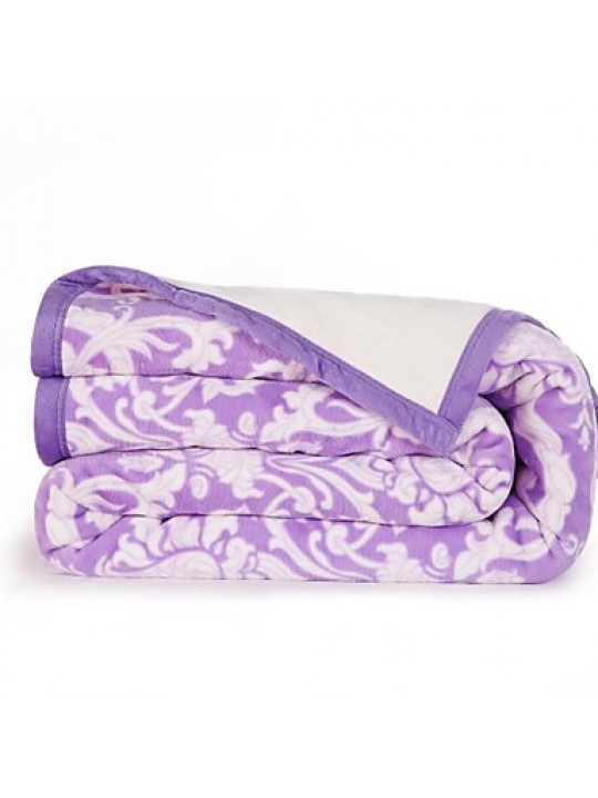 Super Soft Soild Flannel Multi-sized Plush Blanket