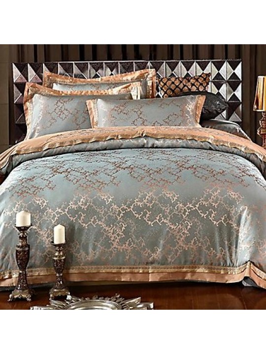Geometric Cotton 4 Piece Duvet Cover Sets