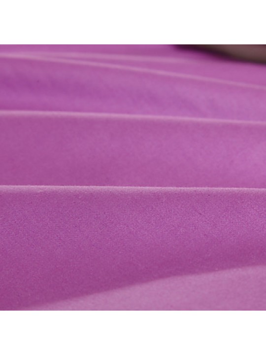 Two-Tone Bedsheet Pillowcases Duvet Cover(Purple+Pink)
