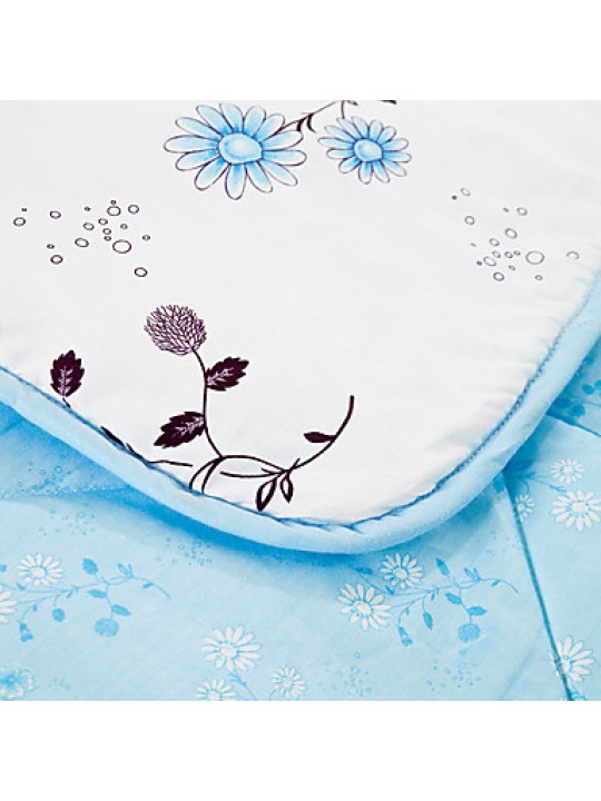 Floral / Botanical Printed 100% Mulberry Silk Quilt for Summer Air Conditioner Room W59"×L79"(W150 x L200cm)