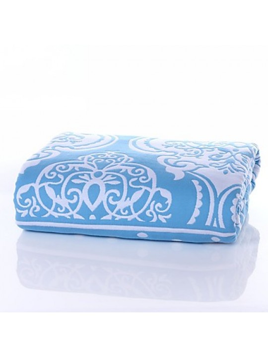1 PC Full Cotton Blanket 78 by 90 inch Floral Pattern