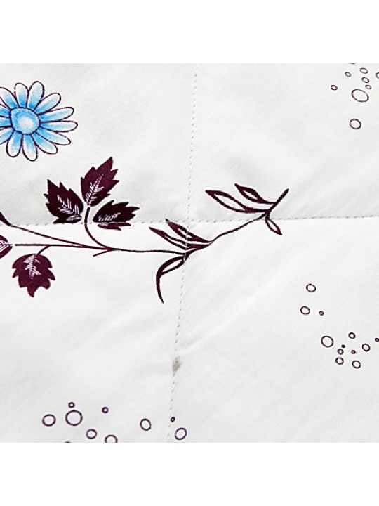 Floral / Botanical Printed 100% Mulberry Silk Quilt for Summer Air Conditioner Room W59"×L79"(W150 x L200cm)